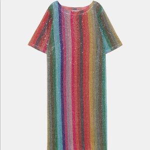 Zara sequin dress
